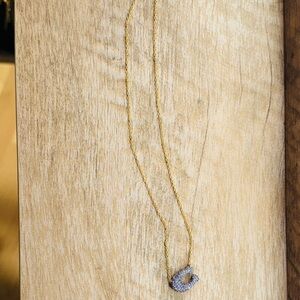 Coach Gold Necklace with Silver Pendant